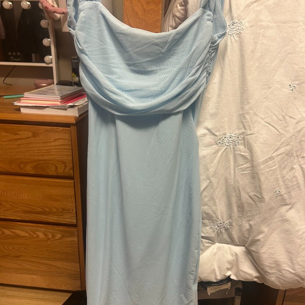 Beginning Boutique Light Blue Mini dress